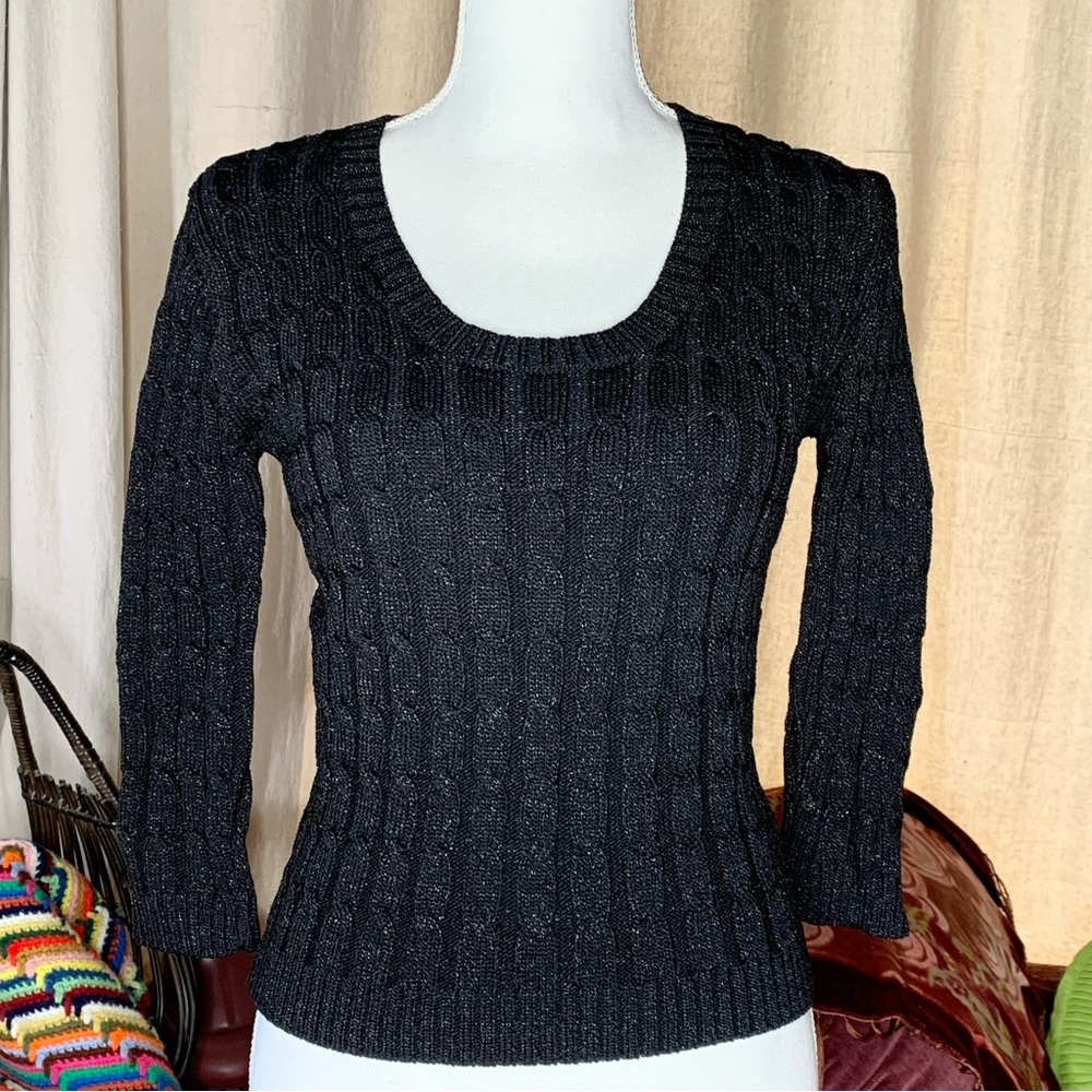 80s Sparkle Sweater